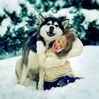 Friends in Snow