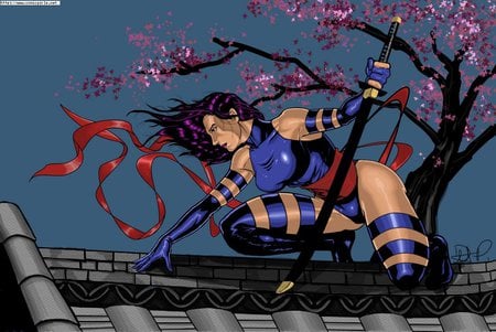 Psylocke - psylocke, female, fantasy, comic