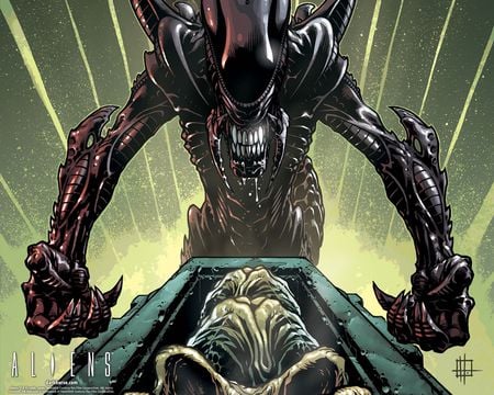 Aliens - scifi, fantasy, aliens, comic