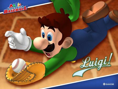 Luigi - game, nintendo, baseball, luigi