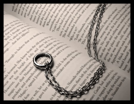 Magic In Words II - fantasy, book, ring, magic