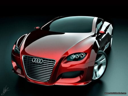 Audi - vehicles, grey background, grill, wheels, cool, sleek, cars, audi