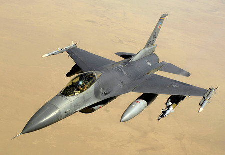 F-16 Fighting Falcon - f16, military, fighter jet, jet