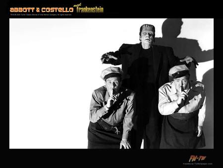 Abbot and Costello - comedy, frankenstien, team, monster