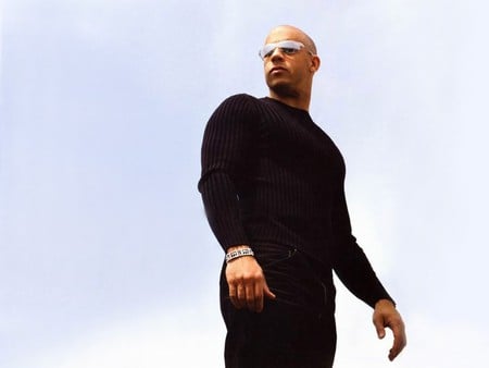 Vin Diesel - sexy, movie, man, actor, black