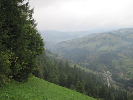 A view from an mountain - nature, mountain, romania, view