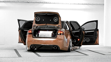 a4 bass power - audi, tuning, a4, car