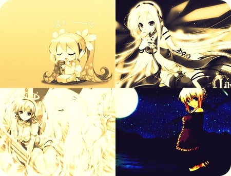 Collagee :) - girls, saber, anime, lily