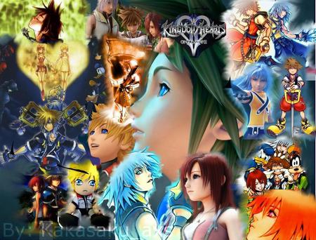 kingdom hearts - roxas, donald, ruki, kairi, sora, goofy, kingdom hearts, namine