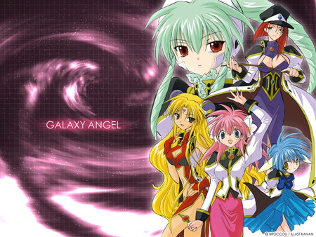 Galaxy angel tai 4 - milfeulle, vanilla, mint, ranpha, angel, forte, galaxy