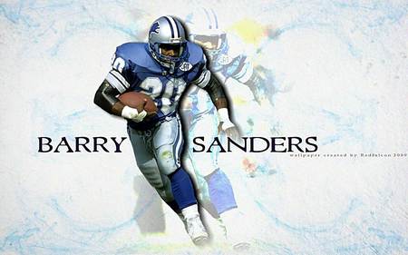 BARRY SANDERS - sanders, barry sanders, barry, detroit lions