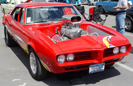 Blown, 1968 Pontiac Firebird - cars, auto, hot rods, pontiac