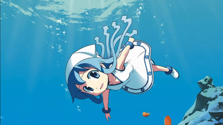 Shinryaku! Ika Musume - water, anime, squid girl, squid, shinryaku ika musume