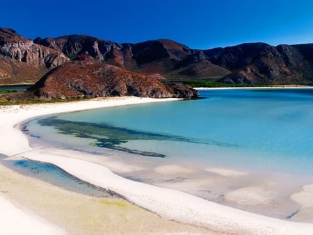 beach - beach, sand, blue, beautiful