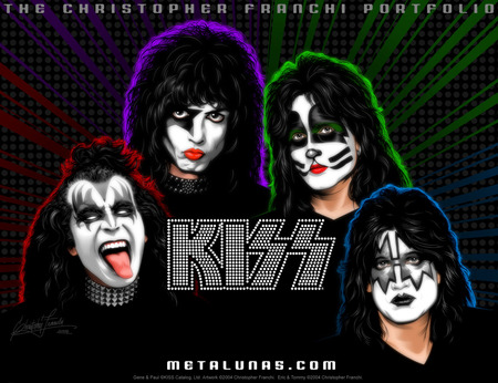 KISS - rock, rock and roll, kiss band, kiss