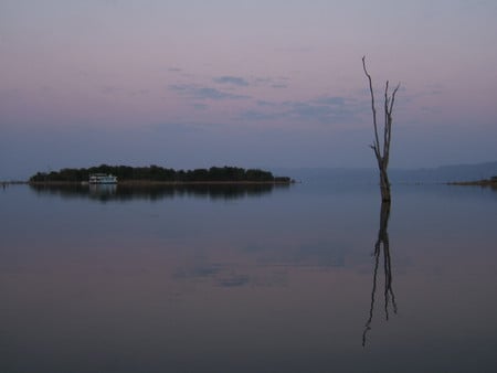 Evening Reflections - holiday, water, reflection, evening, sunset