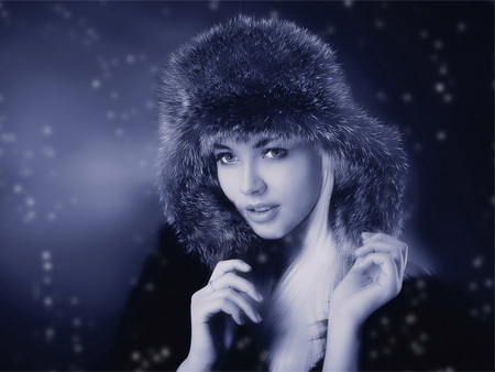 winter girl - pretty, fantastic, babe, amazing, beautiful, hot, lovely, sexy