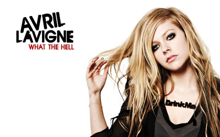 Avril Lavigne - avril lavigne, avril, drink me, lavigne, blonde, what the hell