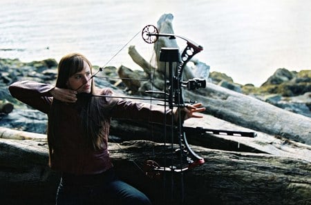 Jennifer Garner - gagrner, bow, arrow, actress, female, jennifer