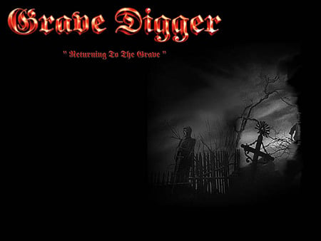 Grave Digger - Returning to the grave - metal, heavy, band, music, digger, grave, logo