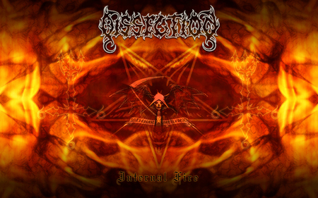 Dissection - Internal Fire - heavy, metal, death, flames, music, band, fire, logo, dissection