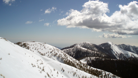 Landscape - nice, mountain, snow, mercantour