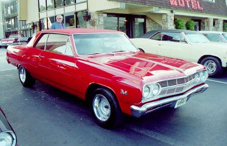 '65 Chevelle - nice, pigeon forge, red, chevy