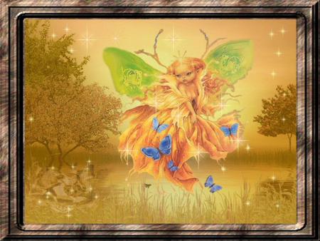 Butterfly Fairy - fairy, butterfly, fantasy, other