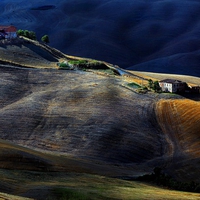 colored landspace