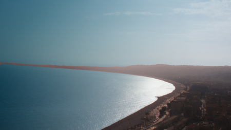 Angel bay - nice, baie des anges, sea, blue