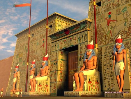 Ancient Egypt - pharaonic, ancient egypt, pharaoh, temple, egypt, the egyptian civilization, luxor