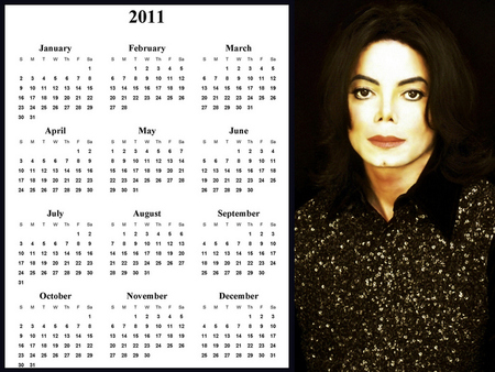 HAPPY NEW YEAR 2011 ;) - 2011, year, michael jackson, calendar, new, happy