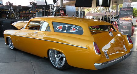 custom yellow wagon