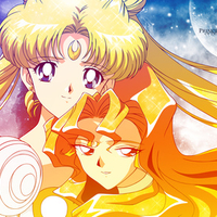 Sailor Moon and Galaxia
