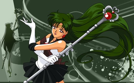 Sailor Pluto - anime, setsuna, outer senshi, sailor pluto