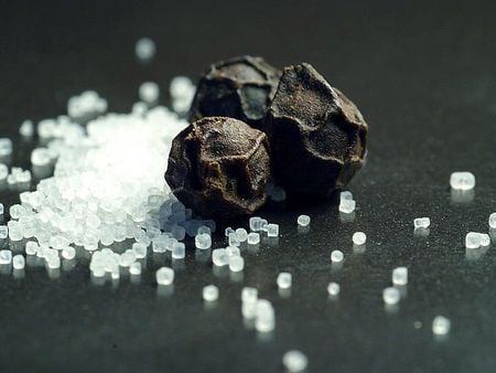 Salt and Pepper - pepper, macro, photography, table, salt