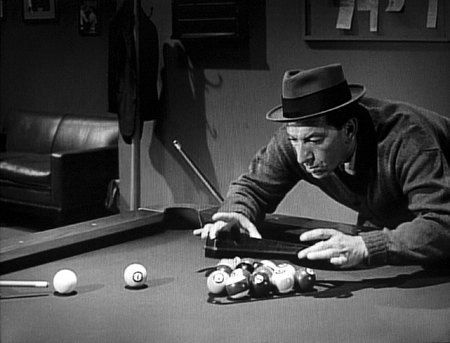 Jack Klugman    Twilight Zone - table, rack, man, pool