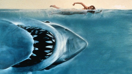 Same, yet not - jaws, water, girl, movie