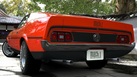 Ford Mustang Mach 1 '71 - mustang, ford mustang, gran turismo, ford, cars, gran turismo 5