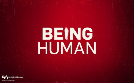 Being Human - sign, white, people, red