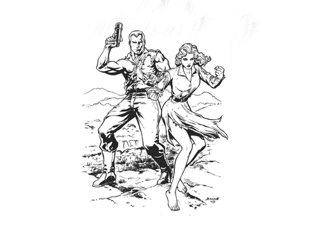 Doc & Pat Savage - doc, savage, fantasy, comic, pat, art