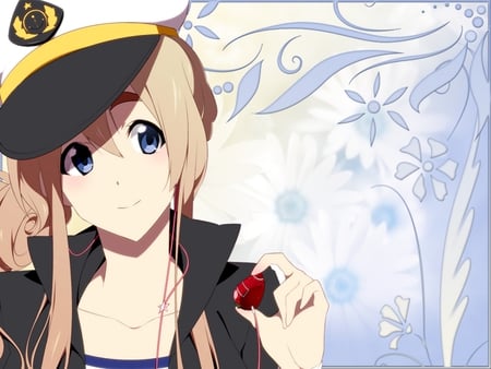 mugi - k-on, girl, anime, strawberry