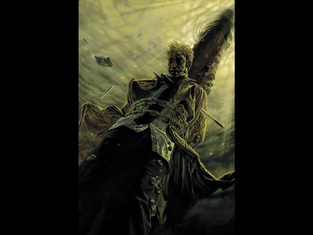 Hellblazer - comic, hellblazer, art, constantine, john, fantasy