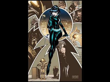 Creating Catwoman - comic, art, female, catwoman, fantasy