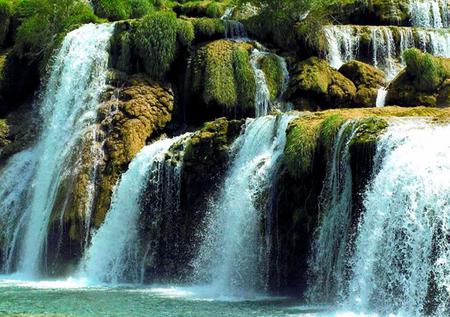 Krka waterfalls - waterfalls, krka, np, croatia