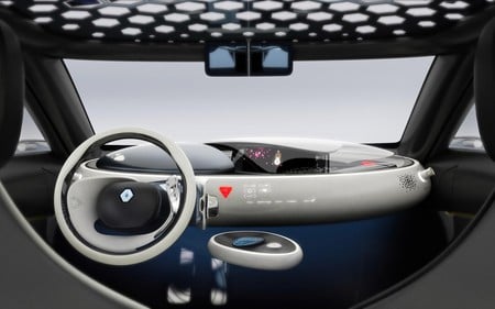 Renault interior - nice, prototype, very nice, auto, renault, excellent, cool, car, future