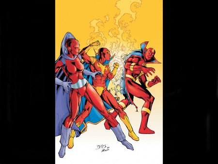 Red Tornado - red, fantasy, tornado, comic, art