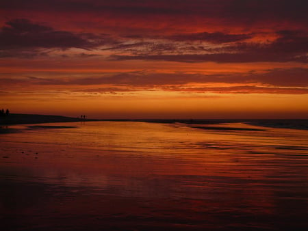 Sunset at Oranjezon - oranjezon, sunset, beach, netherlands