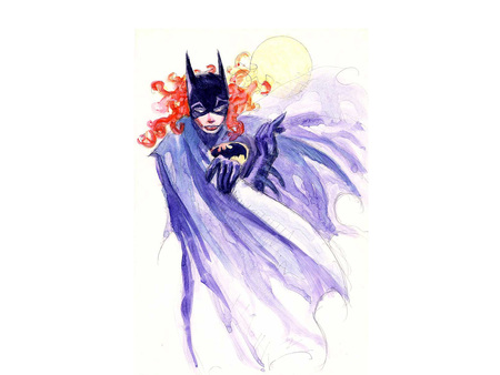 Batgirl - fantasy, comic, batgirl, art