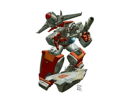 Broadside - broadside, comic, art, transformers, fantasy